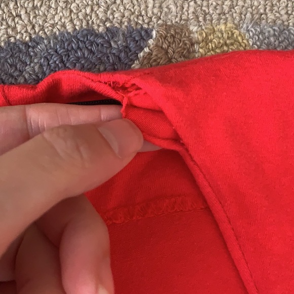 ❤️ VINTAGE BETSEY JOHNSON RETRO DROP WAIST RED MAXI MIDI 90s y2k GRUNGE XS - Picture 4 of 11